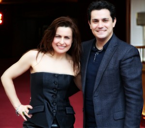 The world-famous tenor Saimir Pirgu and Klara Buda Metropolitan Opera NY, 2013 as courtesy of Bashkim Hysenaj